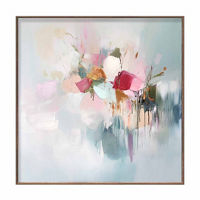 Brushstroke Abstract Wall Art, 20 in x 20 in