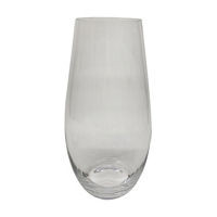 Clear Glass Vase, 17 in