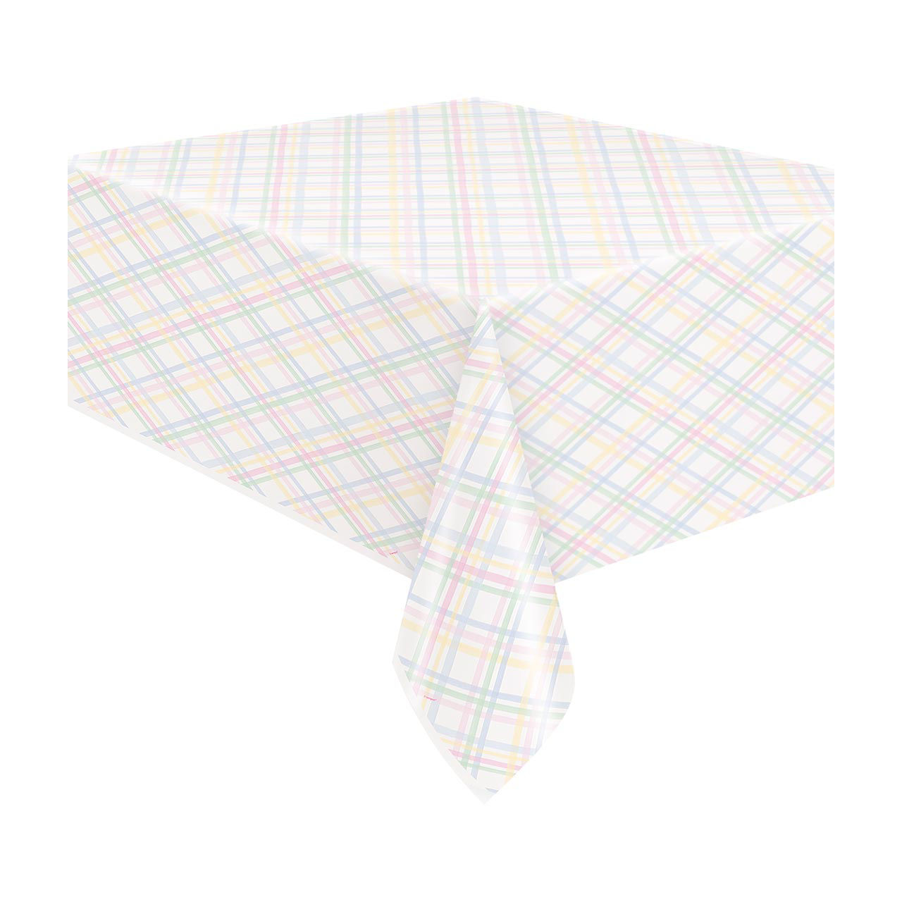 Gingham Pattern Table Cover, 54x84 in