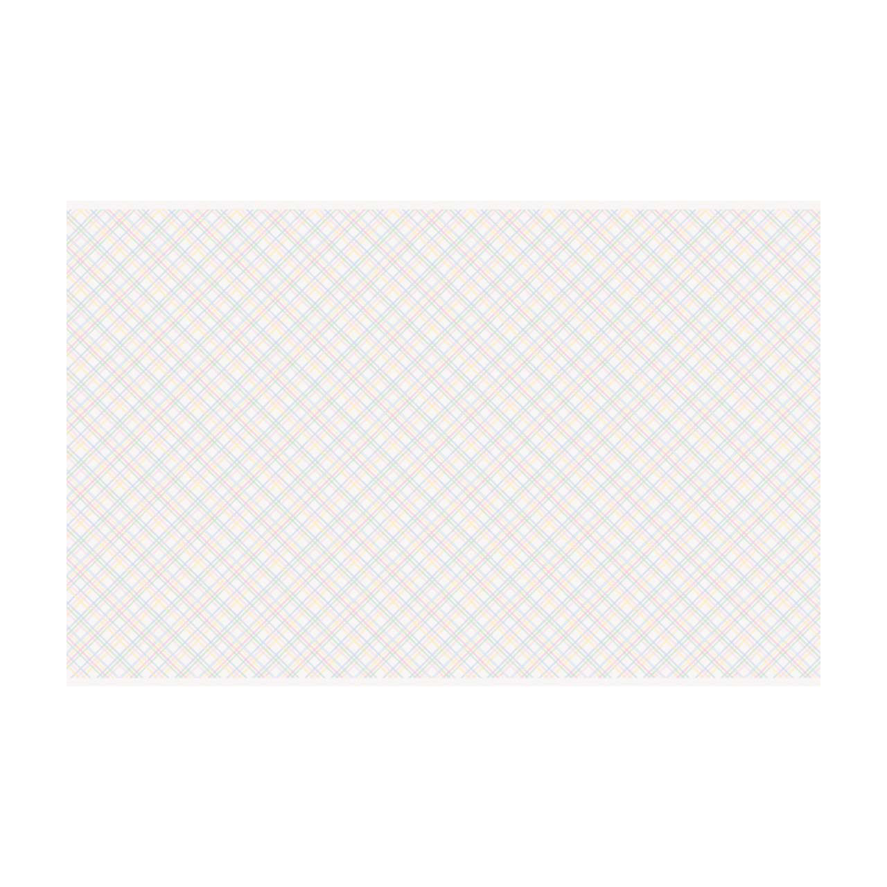 Gingham Pattern Table Cover, 54x84 in