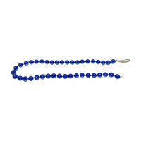 Blue Acrylic Beads Garland, Small