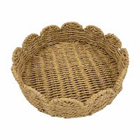 Sculpted Seagrass Tray, Small