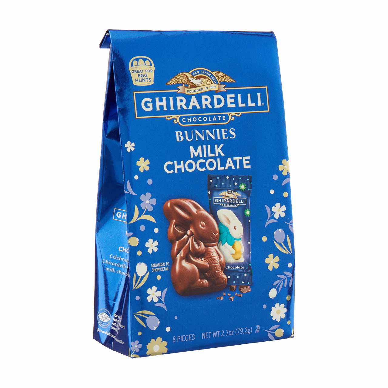 Ghirardelli Milk Chocolate Bunnies, 2.7 oz