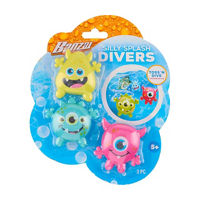 Banzai Silly Splash Divers, Set of 3