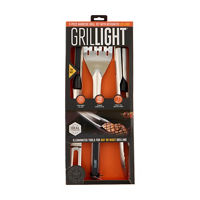 Grillight LED Illuminated Grilling Tool Set, 3 pk