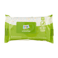 Gentle Steps Unscented Baby Wipes, 40 ct