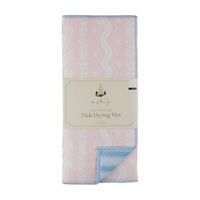 Holly Williams Pink Striped Drying Mat