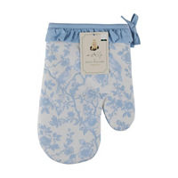 Holly Williams Blue Trim Oven Mitt