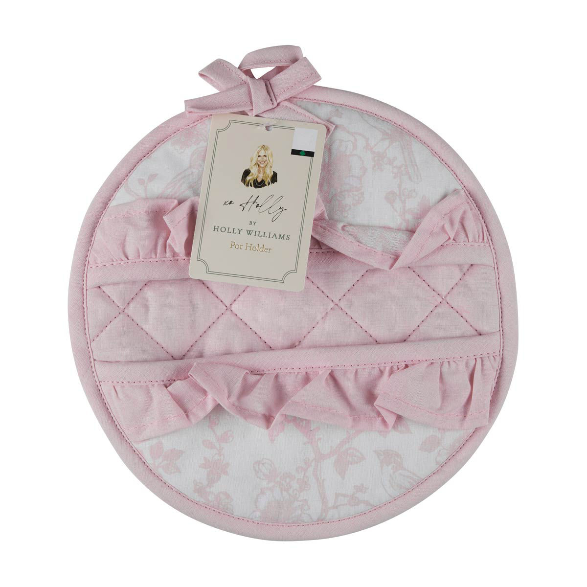 Holly Williams Pink Trim Pot Holder
