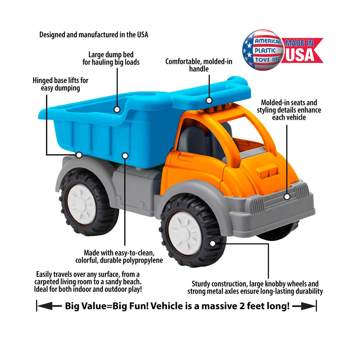 Gigantic Children's Toy Dump Truck