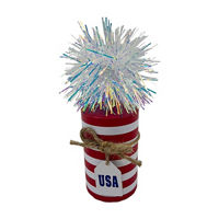 Patriotic Firecracker Tabletop Decoration, USA