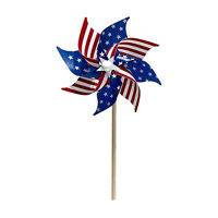 Patriotic Flag Pinwheel, 17 in