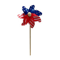 Patriotic Flag Pinwheel, 9.8 in