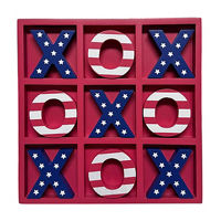 Patriotic Tabletop Tic-Tak-Toe Game