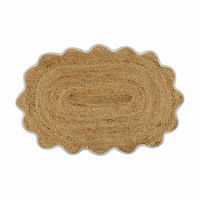 Braided Jute Rug, 24 in x 36 in