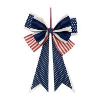 Patriotic Bow Decoration, 18 in x 11 in