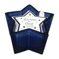 Emerald Coast Scented Candle in Blue Star-shaped Glass