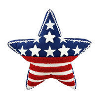 Patriotic Star Decorative Pillow, 15 in
