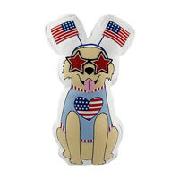 Patriotic Dog Decorative Pillow, 15 in