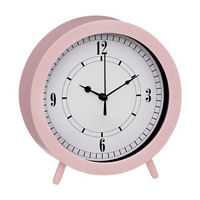 Holly Williams Pink Tabletop Clock