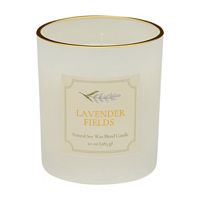 Holly Williams Lavender Fields Gold and White Jar