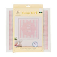 Holly Williams Pink Message Board, 10x10 in