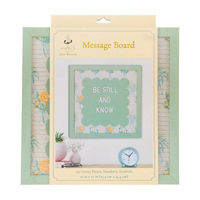 Holly Williams Green Message Board, 10x10 in