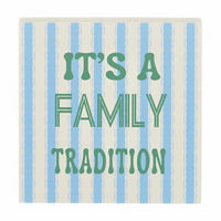 Holly Williams "It's A Family Tradition" Word Block