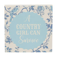 Holly Williams "Country Girl" Word Block