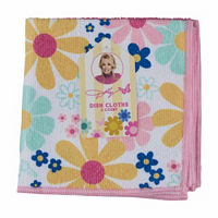 Dolly Parton Daisy Print Dishcloths, 2 pk