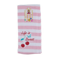 Dolly Parton Cherry Print Kitchen Towel
