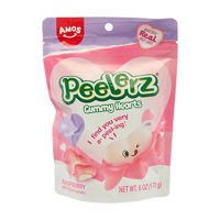 Amos Peelerz Gummy Hearts, 6 oz