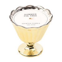 Summer Fig Tree Scented Candle in Metallic Cocktail