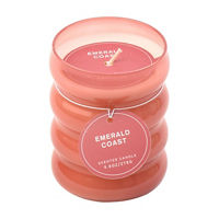 Emerald Coast Scented Candle in Bubble Glass Jar, 9.8 oz
