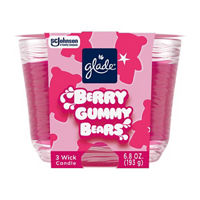 Glade 3-Wick Scented Candle Jar, Berry Gummy Bears