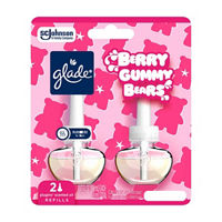 Glade PlugIns Scented Air Freshener Refills, Berry Gummy Bears Scent, 2 ct