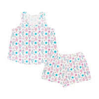 Pickleball Tank Pajama Set, Medium