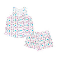 Pickleball Tank Pajama Set, 2XL