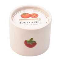 Tomato Vine Raised Ceramic Red Candle, 20.8 oz