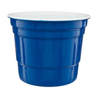 Summer Blue and White Plastic Party Tub
