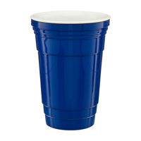 Summer Blue and White Jumbo Plastic Cup