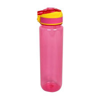 Summer Yellow and Pink Sport Bottle, 34 oz