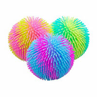 Jumbo Squish Puffer Ball, Assorted Colors