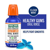 TheraBreath Healthy Gums Oral Rinse, Antigingivitis, Clean Mint