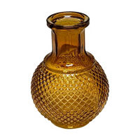 Orange Mini Glass Vase
