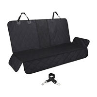 Black Pet Car Seat Cover, 52.5x21.5x17.5 in