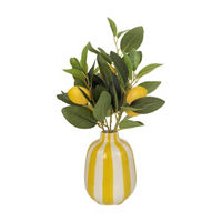 Striped Lemon Decorative Decor