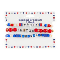 Patriotic "Party In The USA" Bracelet Set, 3