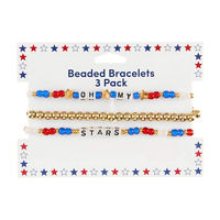 Patriotic "Oh My Stars" Bracelet Set, 3 pc