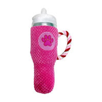 Plush Tumbler Dog Toy with Squeaker, 11.5 in